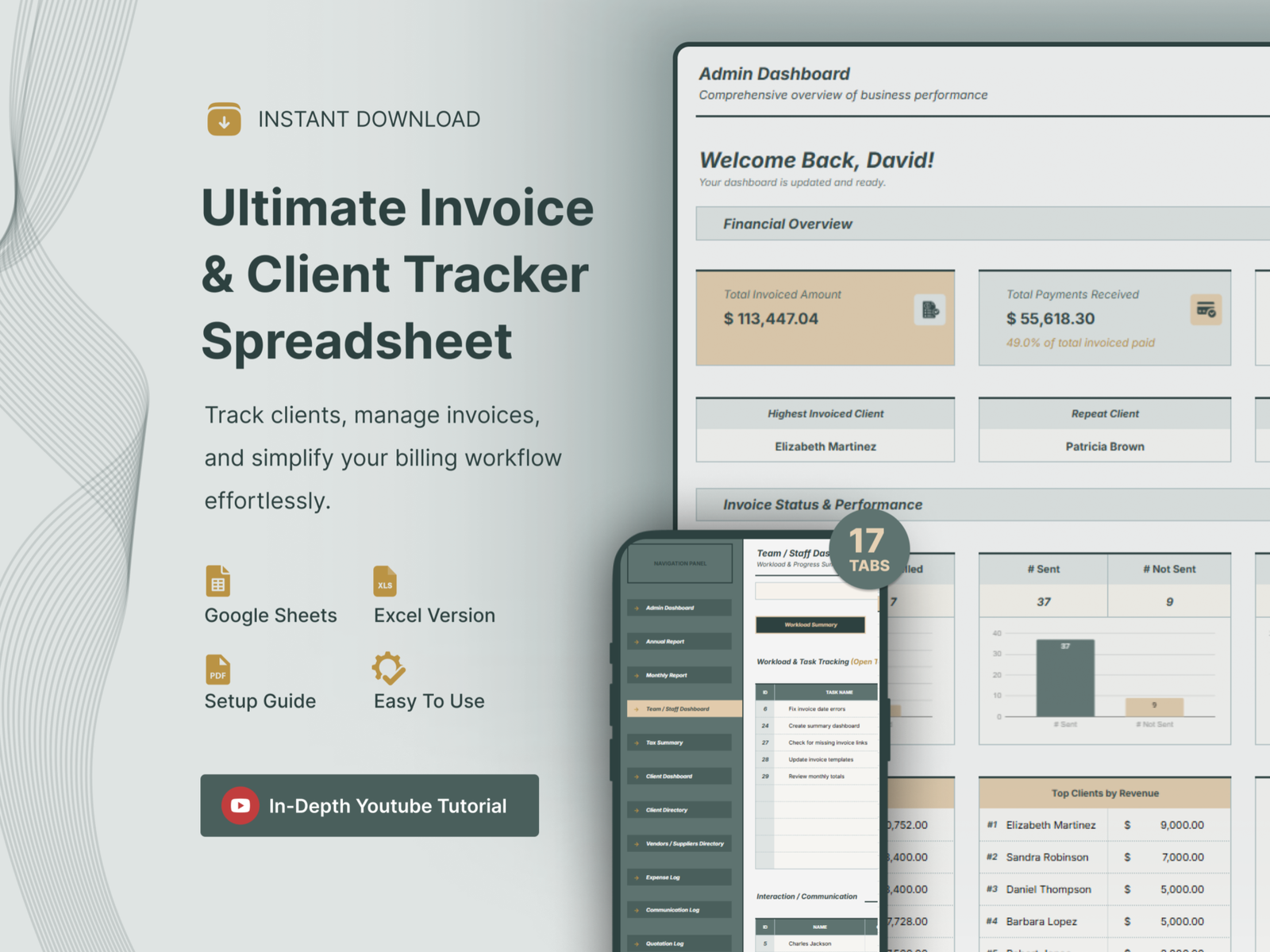 Ultimate Invoice & Client Tracker