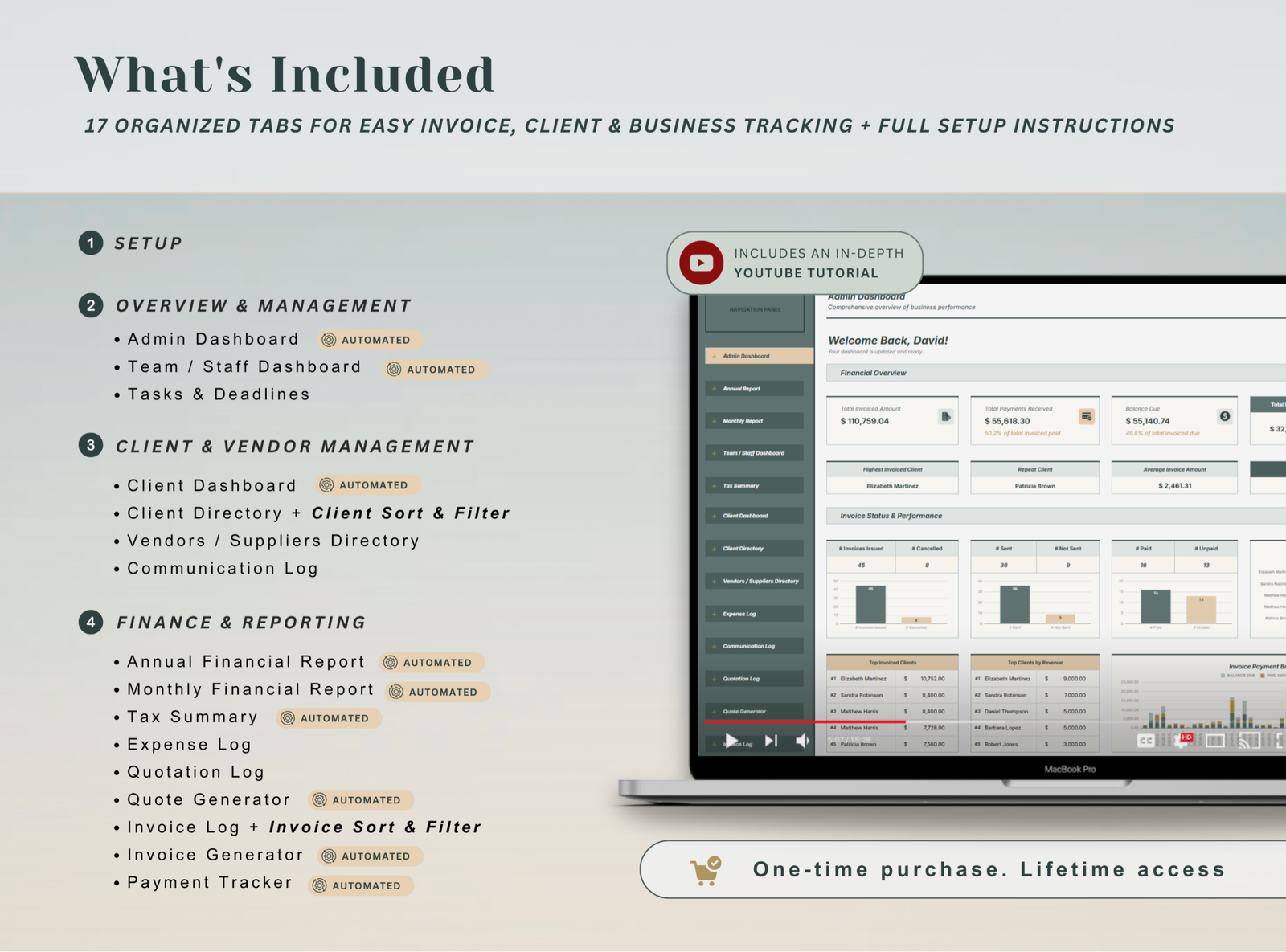 Ultimate Invoice & Client Tracker