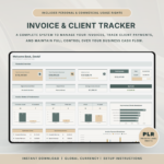 PLR Invoice & Client Tracker