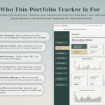 Stock & ETF Portfolio Spreadsheet Tracker
