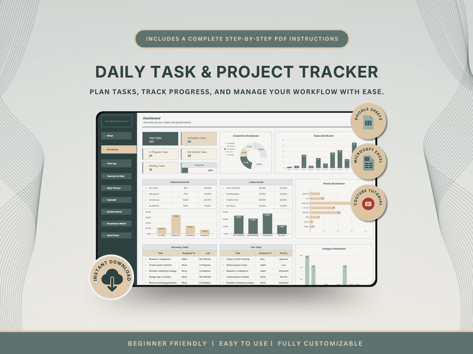 Daily Task & Project Tracker