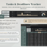 Invoice and Client Tracker - Dark Mode