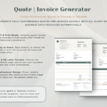 Invoice and Client Tracker - Dark Mode