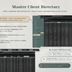 Invoice and Client Tracker - Dark Mode