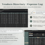 Invoice and Client Tracker - Dark Mode