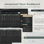 Invoice and Client Tracker - Dark Mode