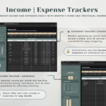PLR Income & Expense Tracker - Dark Mode
