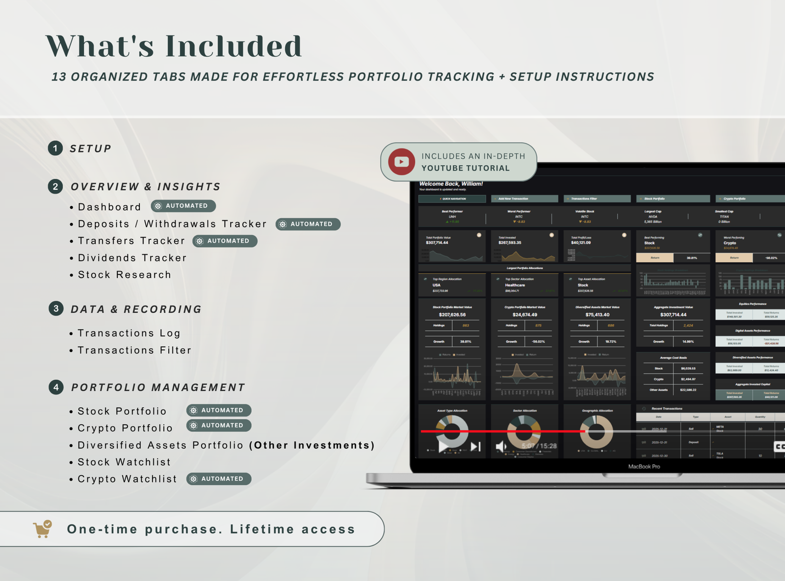 PLR Investment Tracker - Dark Mode