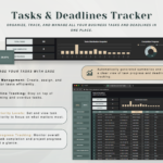 PLR Invoice & Client Tracker - Dark Mode