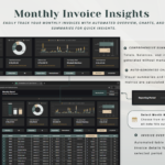 PLR Invoice & Client Tracker - Dark Mode