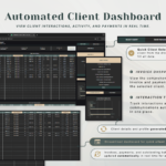 PLR Invoice & Client Tracker - Dark Mode