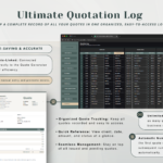 PLR Invoice & Client Tracker - Dark Mode