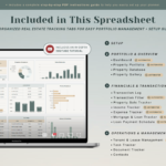 Real Estate Investment Tracker