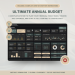Ultimate Annual Budget- Dark Mode
