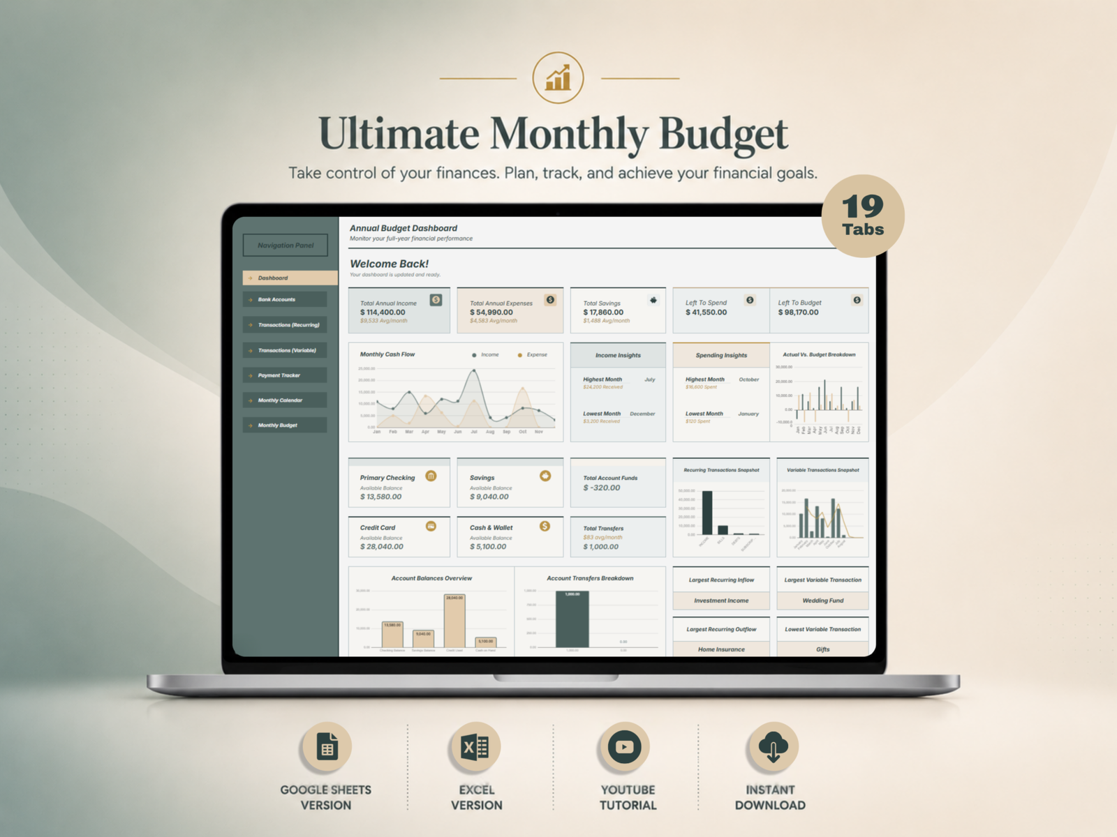 Ultimate Monthly Budget