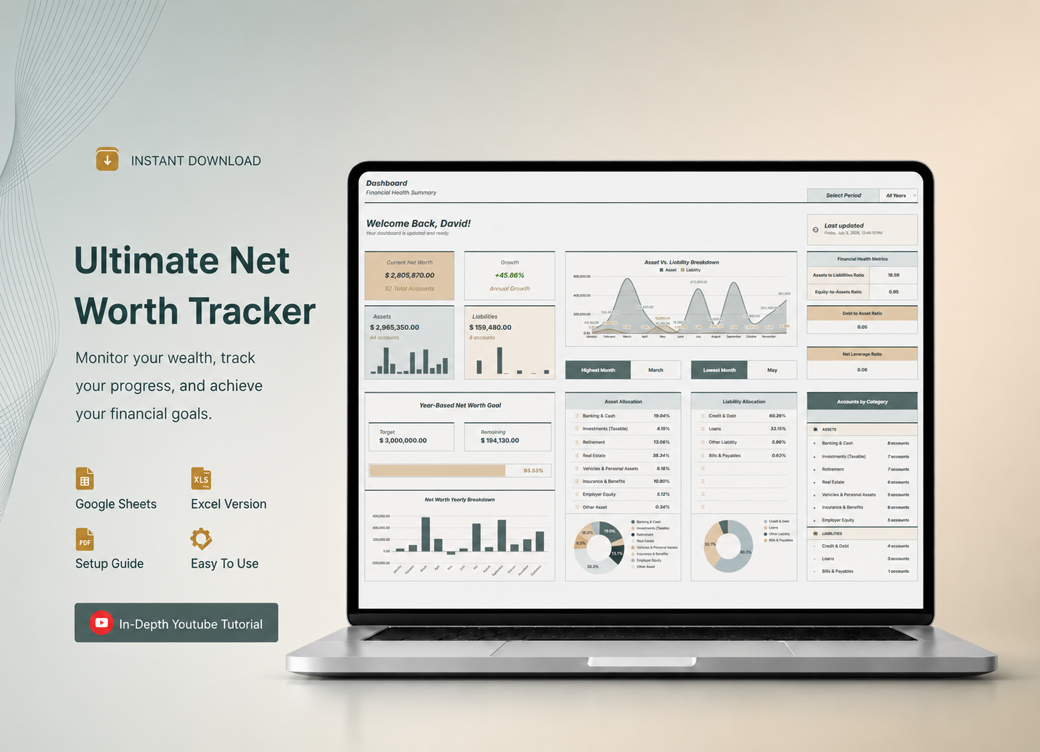 Ultimate Net Worth Tracker