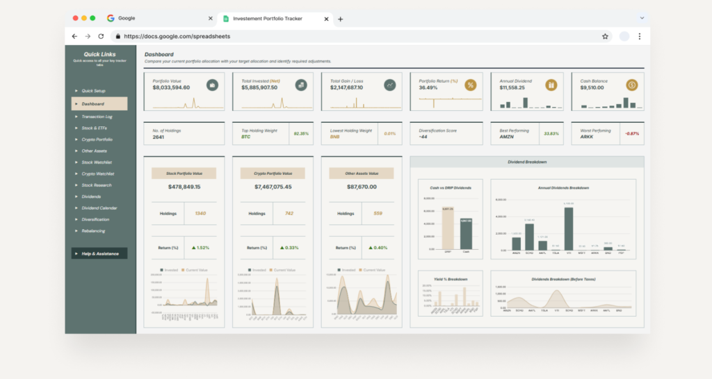 Investment Dashboard