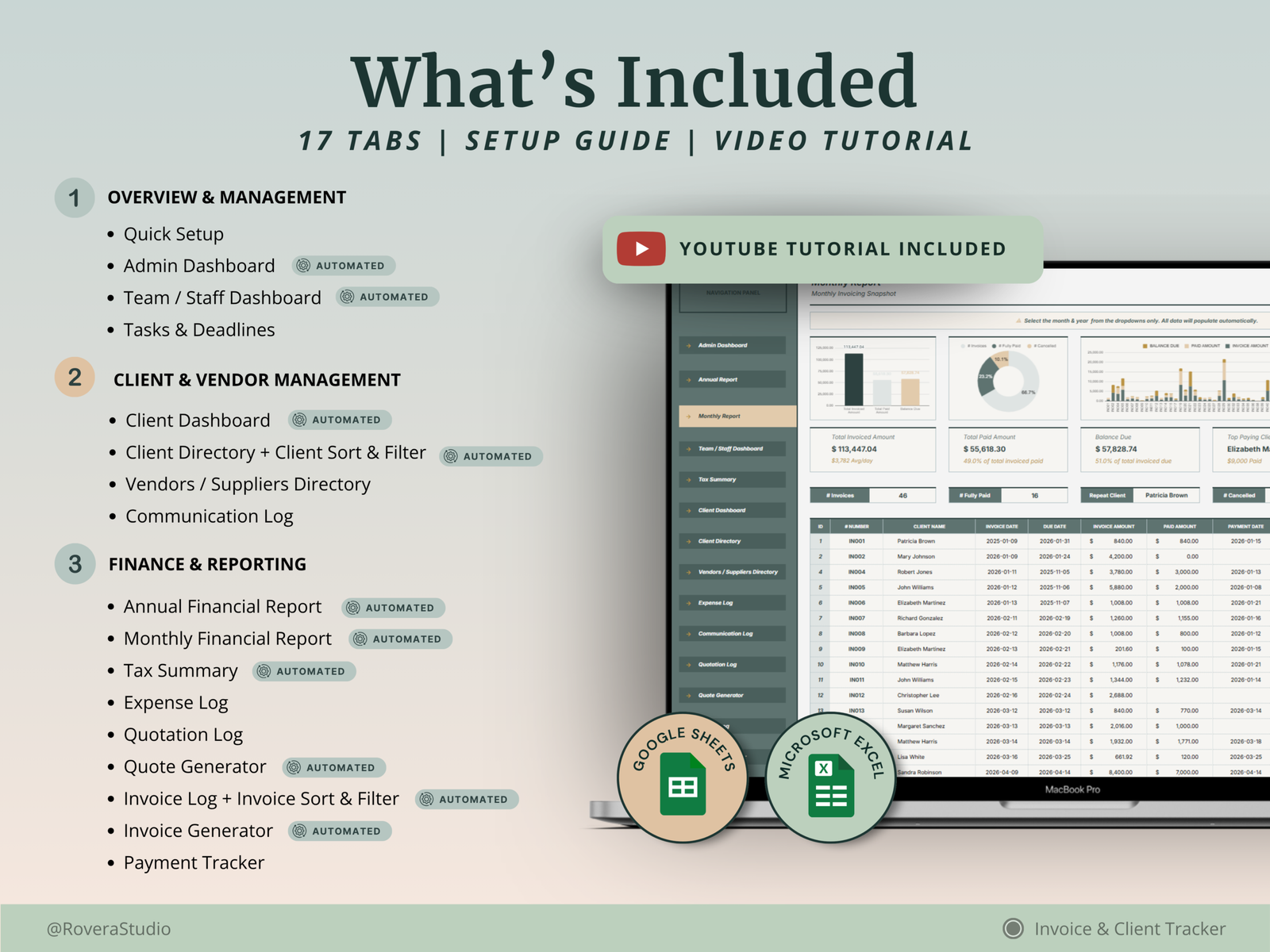 Ultimate Invoice & Client Tracker